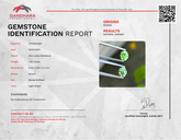 1.30 carats Demantoind Garnet Pair